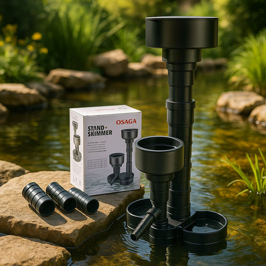 Teich mit Stand Skimmer
