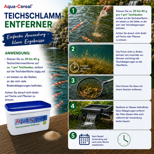 Teichschlamm-Entferner Anleitung