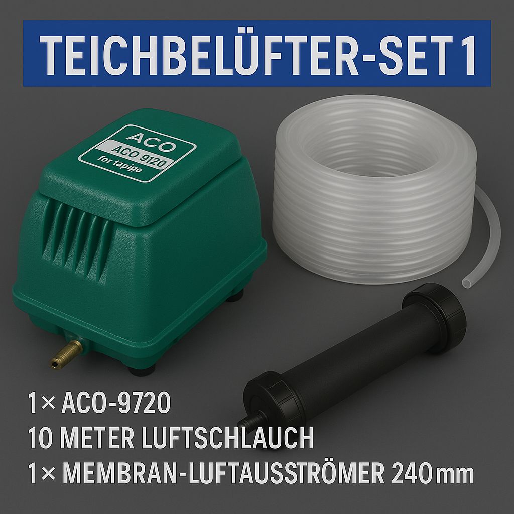 Teichbelüfter Set -1- - Teichbelüfter - Niederrhein-Koi
