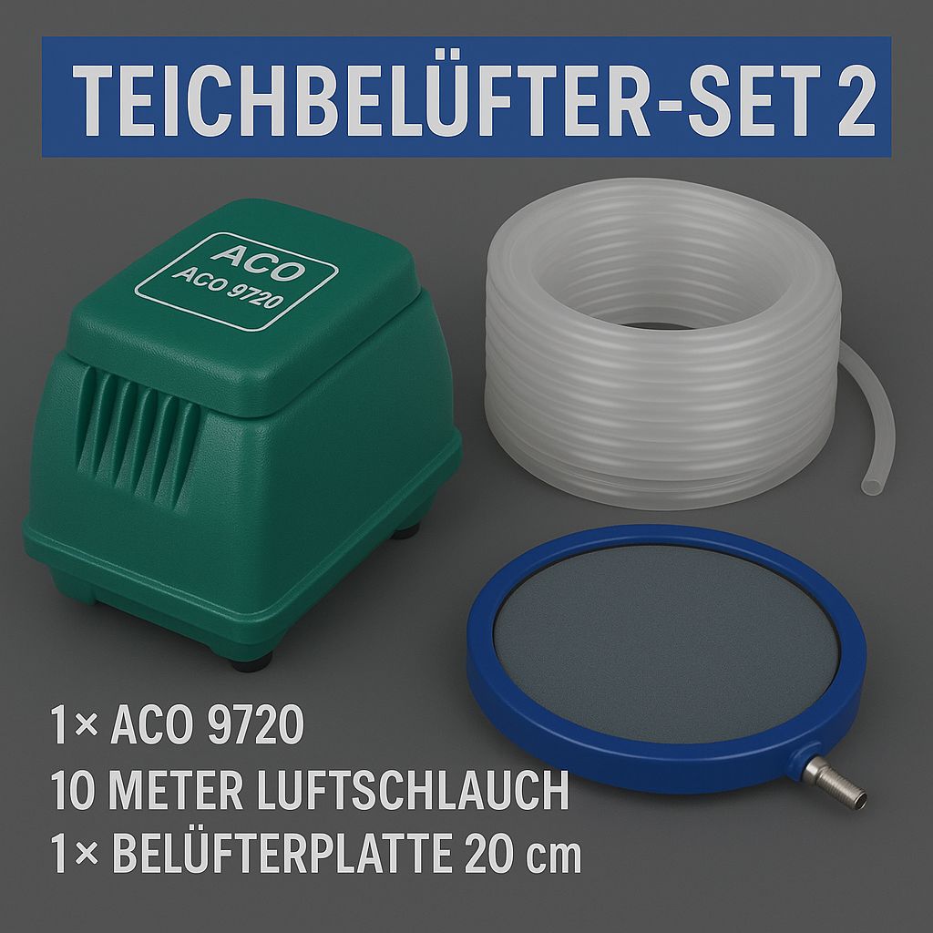Teichbelüfter Set -2- - Teichbelüfter - Niederrhein-Koi