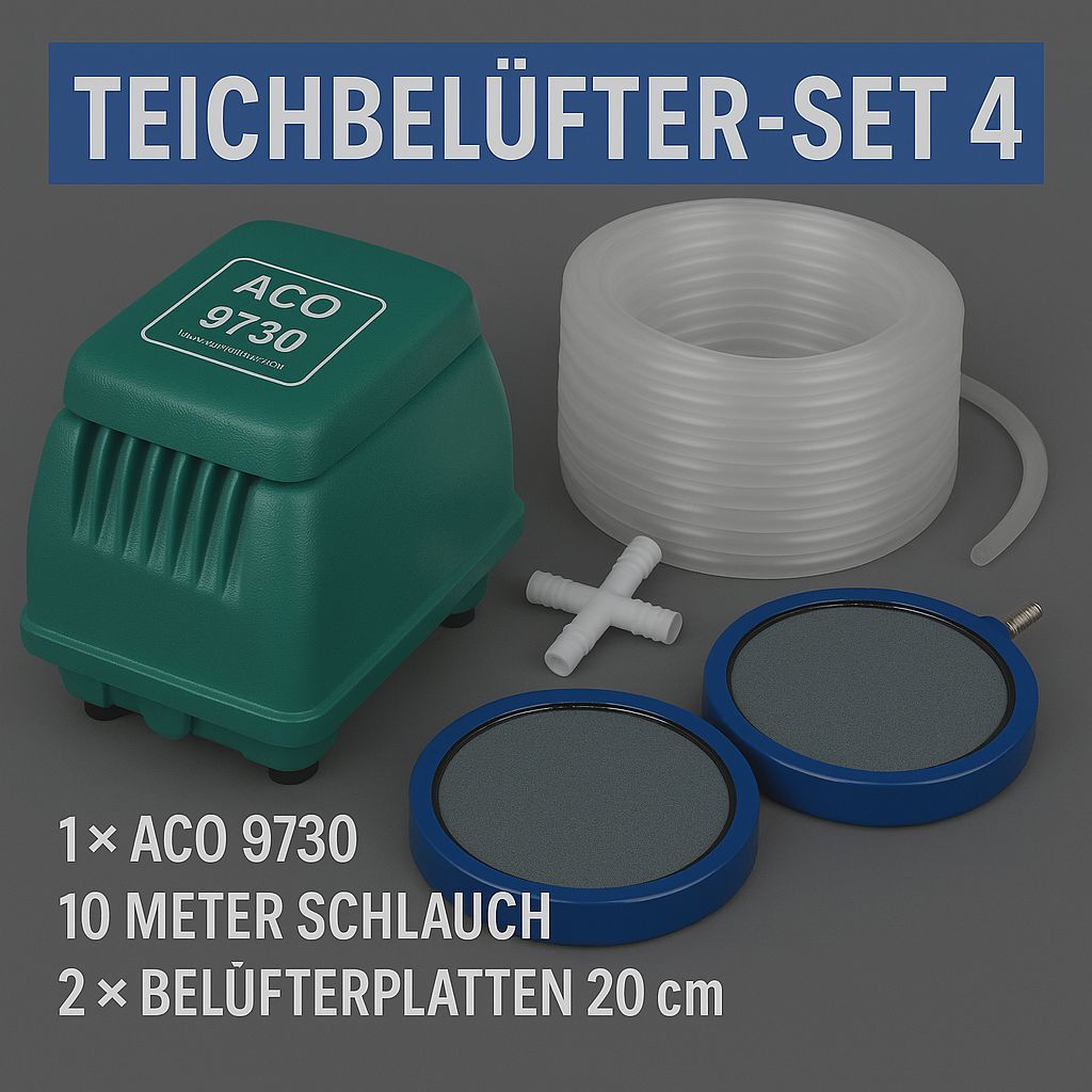 Teichbelüfter Set -4- - Teichbelüfter - Niederrhein-Koi