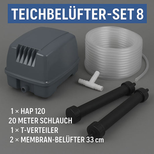 Teichbelüfter Set -8- - Teichbelüfter - Niederrhein-Koi