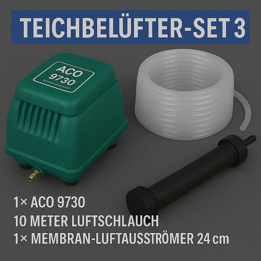 Teichbelüfter Set  für mittlere Teichgrößen