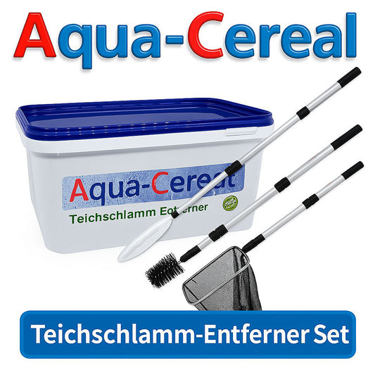 Teichschlamm Entferner Set mit Kescher 