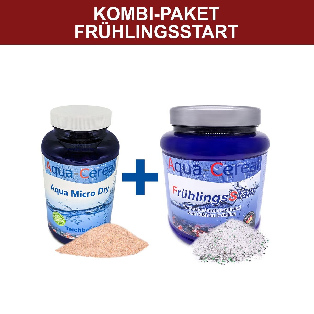 Kombi-Paket Frühlingsstart für den Gartenteich 1,5kg - Sparpaket - Niederrhein-Koi