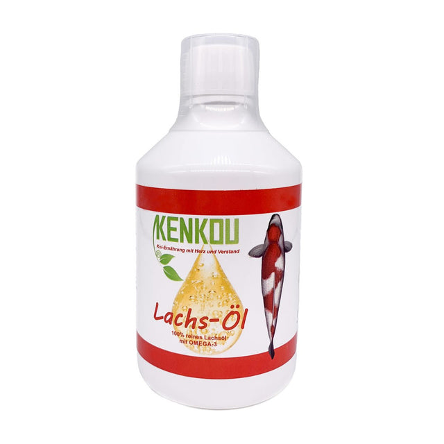 Lachsöl 0,5l, reich an an Omega 3 Fettsäuren - Lachsöl - Niederrhein-Koi