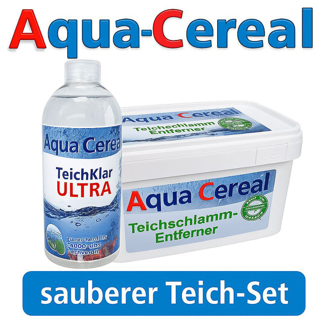 Sparset mit Teichklar und Teichschlammentferner