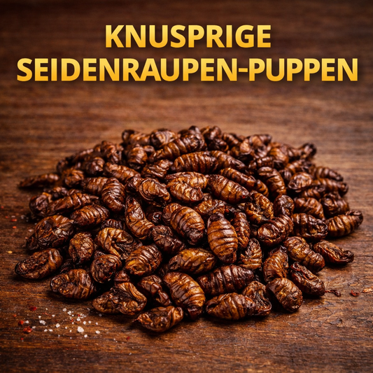 Seidenraupen getrocknet