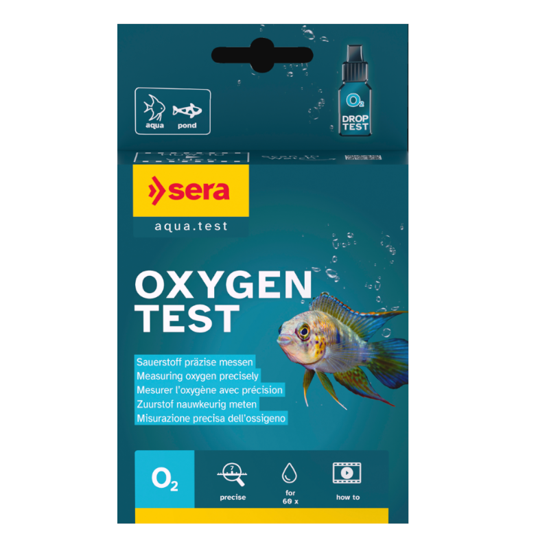 sera O2 Test "Sauerstoff" Wassertest für Teich und Aquarium