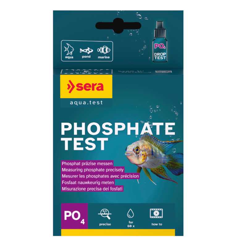 sera PO4 "Phosphat" Wassertest für Koiteich und Aquarium