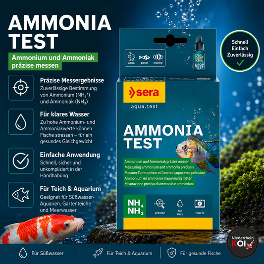 sera Ammonium Ammoniak Test für Teich