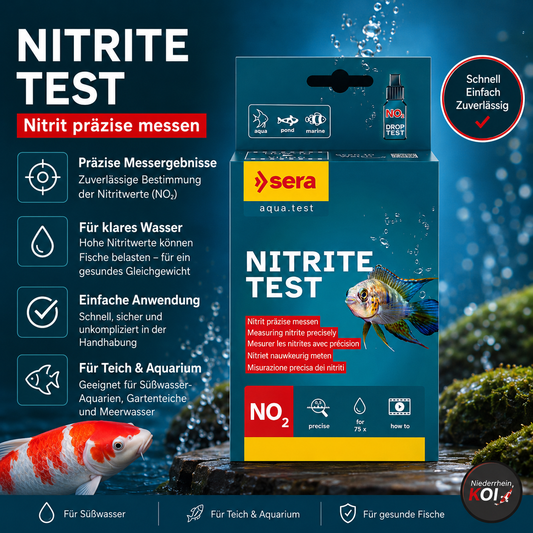 sera Nitrit im Teich messen